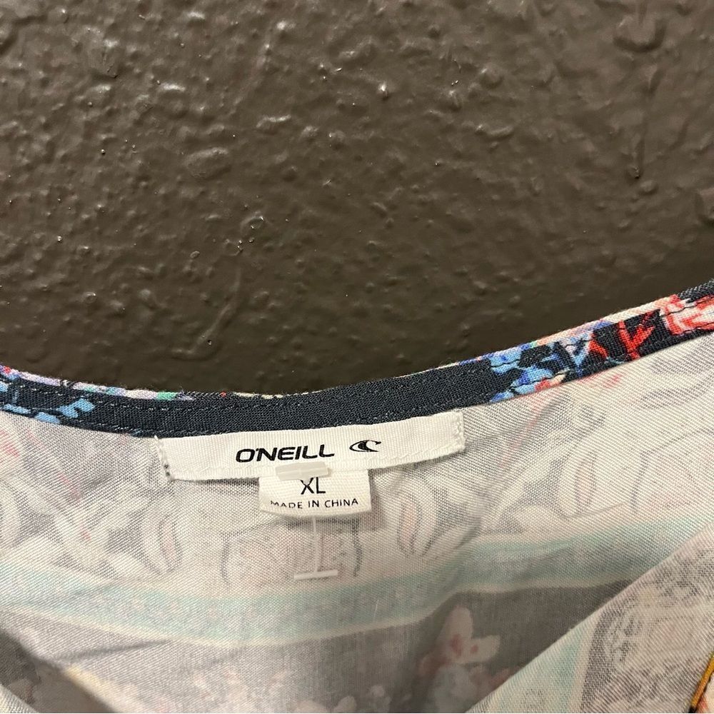 O'NEILL Liam Floral Print Romper in Slate XL - Picture 11 of 14